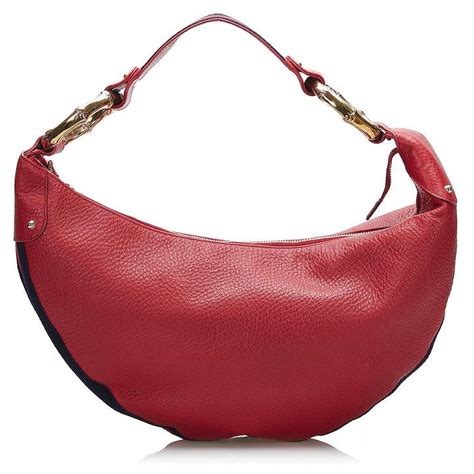 Abeille Webby rouge Gucci Cuir Veau façon poulain ref.1330441.